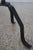Black Vintage Colonial Style Iron & Hobnail Glass Tripod Floor Lamp For Sale - Image 8 of 11