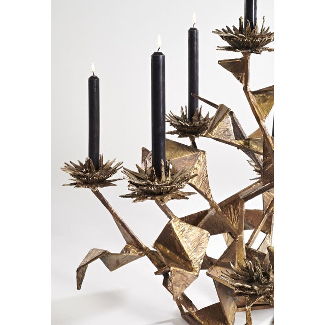 Early 21st Century Seven Thistle Candleholders by Hubert Le Gall, Set of 2 For Sale - Image 5 of 8