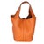 Contemporary Orange H Clemence Picotin Lock 18 PHW For Sale - Image 3 of 8