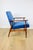 Blue Lis Lounge Chair with Blue Sky Upholstery by Henryk Lis, 1970s For Sale - Image 8 of 11