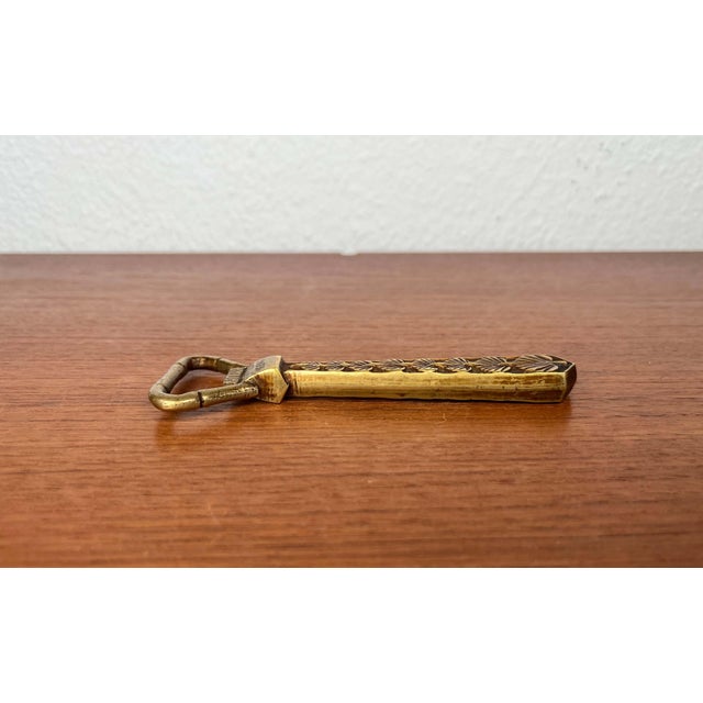 Mid-Century Modern Brass Bottle Opener, 1950s For Sale - Image 5 of 11