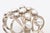 Modern Vintage Sterling Silver and Pearl Artisan Wide Cuff Bracelet, 1980's. For Sale - Image 3 of 11