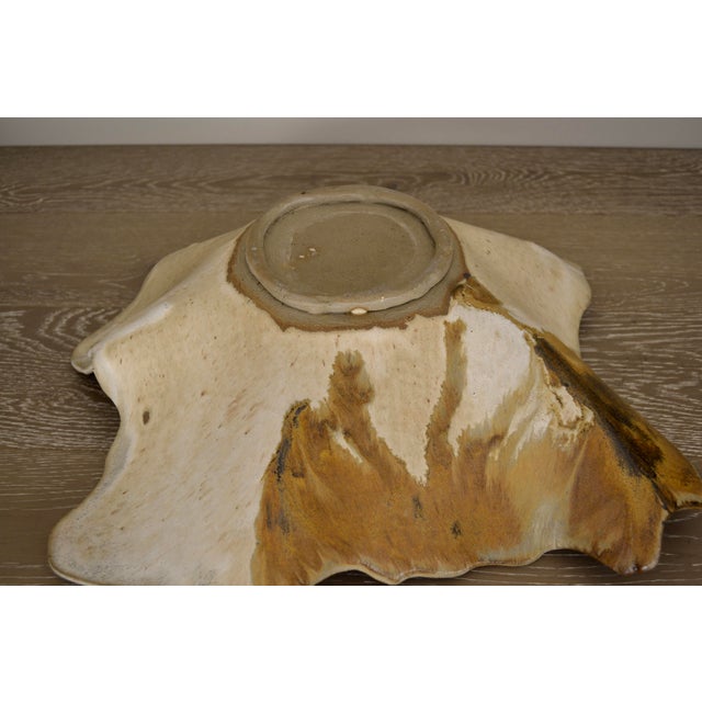 Large Mid 20th Century Studio Pottery Centerpiece Bowl For Sale In Boston - Image 6 of 6