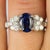 Contemporary Late 20th Century Ceylon Sapphire Ring, Size 6.25 For Sale - Image 3 of 5