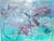 Shabby Chic Abstract Ribbons in Mint by Martha Holden For Sale - Image 3 of 6
