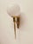 Mid-Century Modern Brass Torch Wall Light with White Glass Sphere, 1950s For Sale - Image 3 of 18