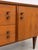 Compact Mid Century Modern Teak Cabinet | Petite Danish Modern Small Credenza | Apartment Size Tv Stand, C. 1960’s For Sale - Image 11 of 16