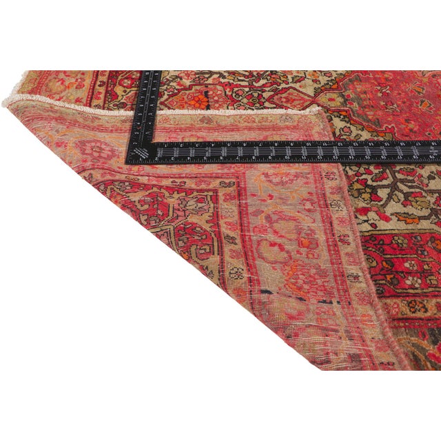 Early 20th Century Antique Persian Sarouk Farahan Rug - 04'00 X 06'08 For Sale - Image 5 of 8