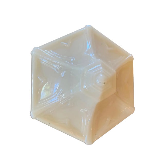 Circa 1910 Gothic Cast Carmel Glass Flush Mount Fixture For Sale In Los Angeles - Image 6 of 7