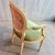 Green Mid-Century Italian Berger Chairs With French Louis XVI Styling - Pair For Sale - Image 8 of 9