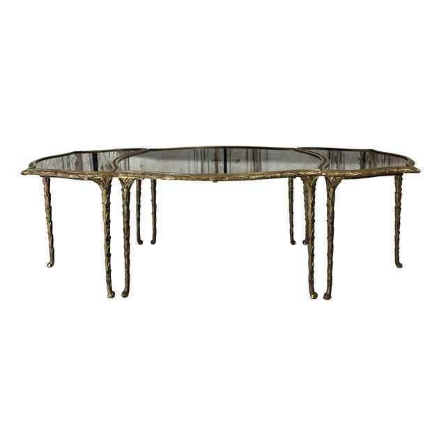 French Bronze Coffee Table from Maison Bagues, 1950s For Sale