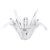 Mid-Century Modern Signed Baccarat Crystal Octopus Bowl For Sale