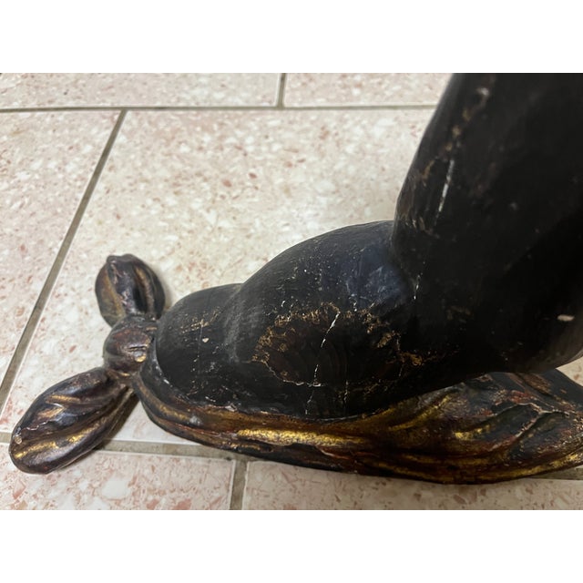 Antique Hand Carved Wooden Powerful Fists Wall Candle Sconces Salvaged Architecture For Sale - Image 9 of 18