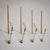 Mid-Century Modern Set of Four Brass Wall Candle Holders Mod. 607 by Pierre Forssell for Skultuna, 1970s For Sale - Image 3 of 8