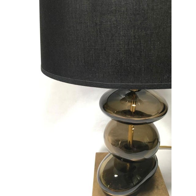 Blown Glass Table Lamps by Dimore Di Lucia Valzelli, Set of 2 For Sale - Image 4 of 17