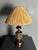 Large Brutalist Table Lamp in Wood and Cast Iron, 1960s For Sale - Image 12 of 18