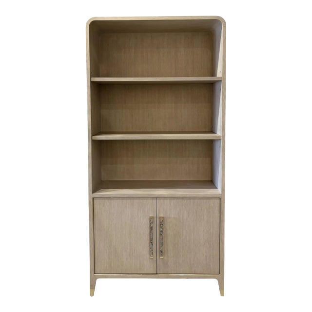 Judith Lieberman for Theodore Alexander Martini Wood Bookcase For Sale
