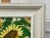 Textile Angela Wakefield Golden Yellow Sunflowers Study on Green Background by Contemporary Artist, 2023 For Sale - Image 7 of 12