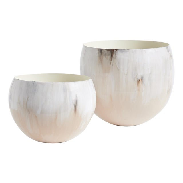 Kona Cachepots, Set Of 2 For Sale