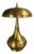 Mid-Century Modern Italian Brass Dome Mushroom Table Lamp, 1960s For Sale