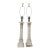 Vintage Italian Neoclassical Alabaster Column Table Lamps With Laurel Wreath Finials - a Pair For Sale