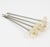 Cream Mid-Century Modern Lucite and Wood Chalet in the Alps Cocktail Picks Set For Sale - Image 8 of 9