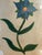 American Antique Folk Art Naive Flower Painting Framed For Sale - Image 4 of 6