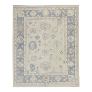 Oriental Hand Knotted Rug Turkish Oushak 8'3" x 10'6"