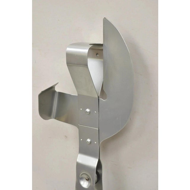 Late 20th Century Oversized Modern Curtis Jere Style Pop Art 47" Can Opener Wall Art Sculpture For Sale - Image 5 of 12