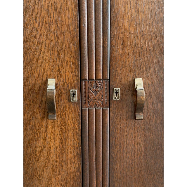1940s Art Deco Waterfall Cabinet For Sale - Image 18 of 18