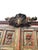 Wood Spanish Renaissance Sacristy Cabinet in Walnut with Stylized Acanthus Leaf Polychrome Decoration, Spain, 1600 For Sale - Image 7 of 8