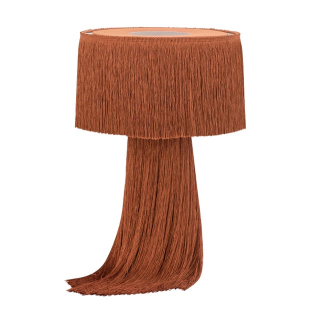 Atolla Brick Tassel Table Lamp For Sale - Image 4 of 8