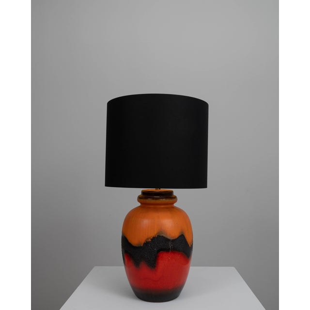 20th Century German Ceramic Table Lamp For Sale - Image 16 of 18