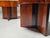 Set of Art Deco Walnut and Floral-Printed Fabric Stools, Italy, 1930s For Sale - Image 9 of 12
