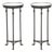 Theodore Alexander Mirrored Side Tables, Pair For Sale