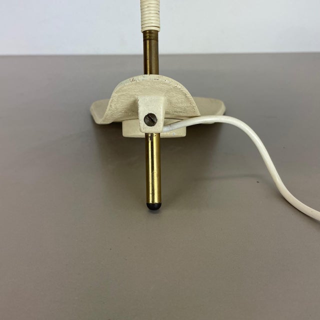Modernist Bauhaus Desk Light in Metal and Brass, Austria, 1950s For Sale - Image 17 of 18