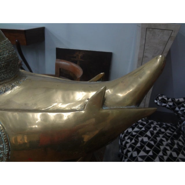 1960s Anglo Indian Brass Ducks- a Pair For Sale - Image 11 of 13