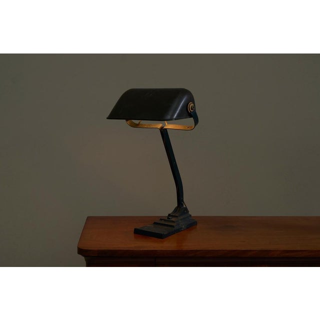 Beautifully patinated desk lamp by erpe belgium 1930s a beautifully patinated desk lamp by erpe. Belgium, 1930s. A desk...
