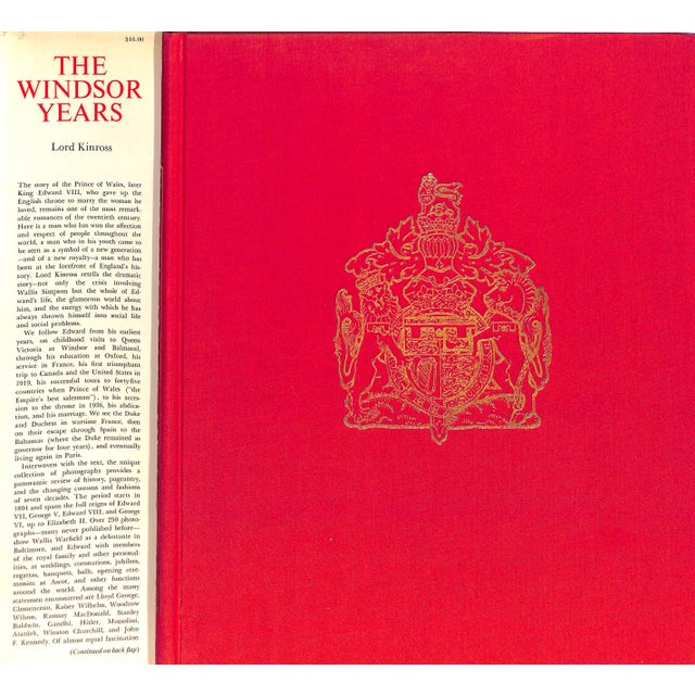 Lord Kinross [text by] [303] pp. The Viking Press 1967 13" x 10 1/4" It is the romantic story of the Abdication that...