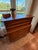 Brown 1960s Kent-Coffey Foreteller Mid-Century Modern Six-Drawer Highboy Dresser, Refinished For Sale - Image 8 of 12