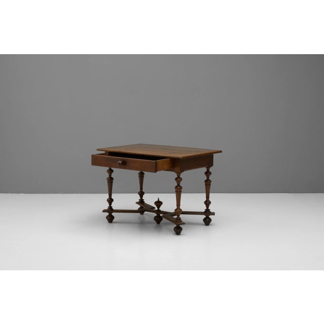 Antique Stretcher Table, 1850 For Sale - Image 4 of 10