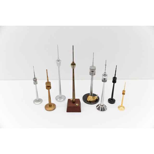 Large Mid-Century Modern TV-Tower Collection, Germany, 1980s, Set of 8 For Sale - Image 4 of 18