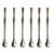 This set of Genuine Vintage Alpacca Eberle German Silver Bombilla Straws for Yerba Mate consists of 6 silver plated tea...