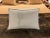 Shabby Chic Restoration Hardware Lumbar Quilted Pillow Covers With Feather Down Insert- Set of 2 For Sale - Image 3 of 4
