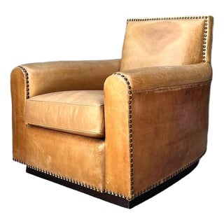 Vintage Ralph Lauren “Colorado” Leather Club Chair For Sale