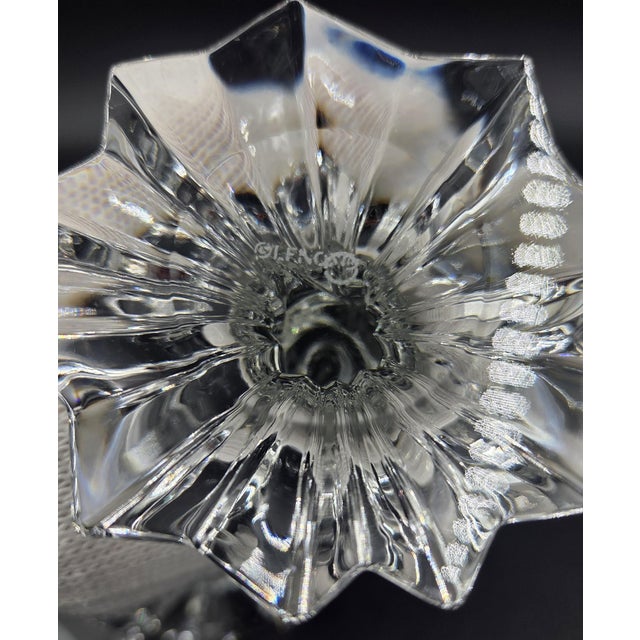 Late 20th Century Lenox Artic Bloom Crystal Candlestick Holders- A Pair For Sale - Image 11 of 18