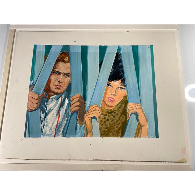 Here we have an original 1960's concept art painting done by the Legend Irwin Allen for the original 1960's Land of the...