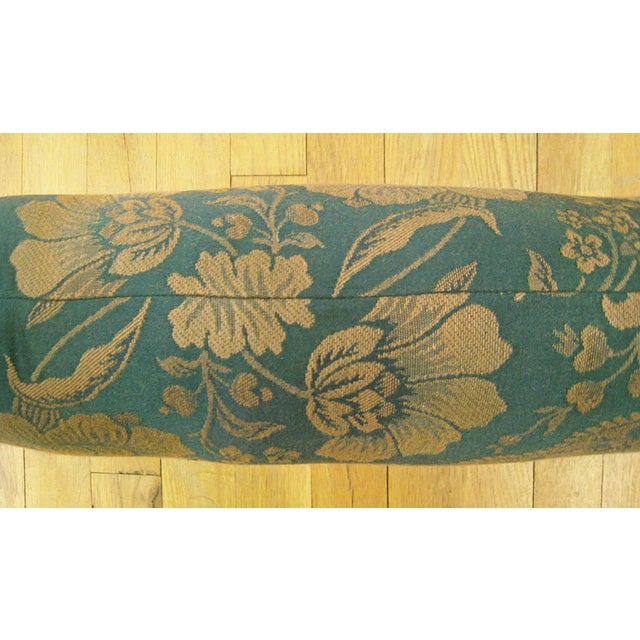 1960 Decorative Vintage European Chinoiserie Fabric Pillows with Floral - Set of 4 For Sale In New York - Image 6 of 12