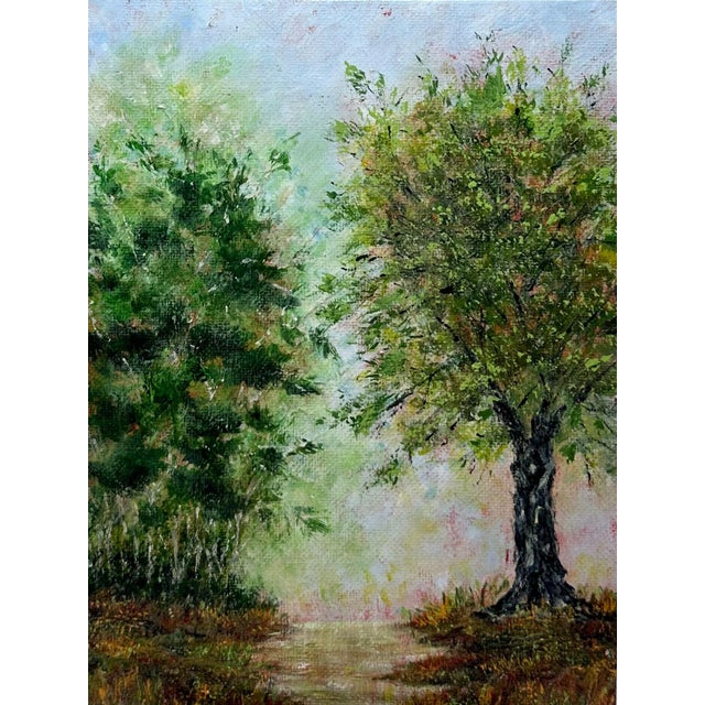 2020s "Pathway" Contemporary Impressionist Style Acrylic Painting by Deb Bossert For Sale - Image 5 of 6