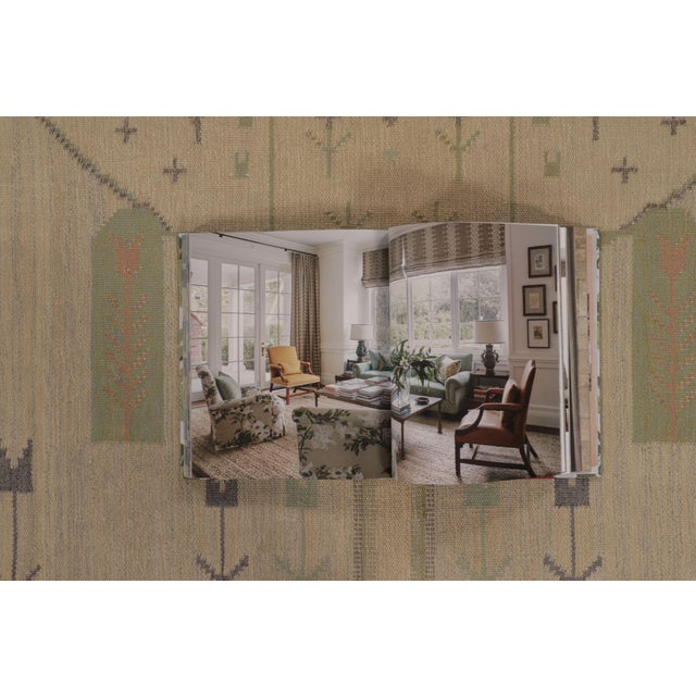 Rug & Kilim Vintage Swedish Kilim With Eva Nemeth Inspired Design in Beige - Rug & Kilim For Sale - Image 4 of 10